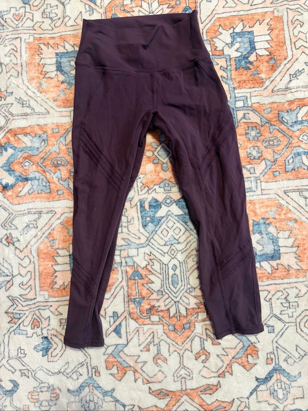 Alo Yoga High-Waist Purple Plum Leggings Yoga Pants Size Small